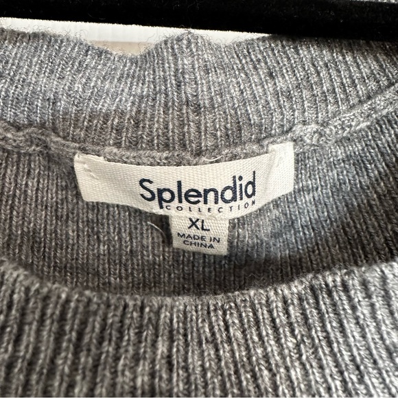 Splendid Smitten puff heart sleeve sweater - Picture 2 of 7